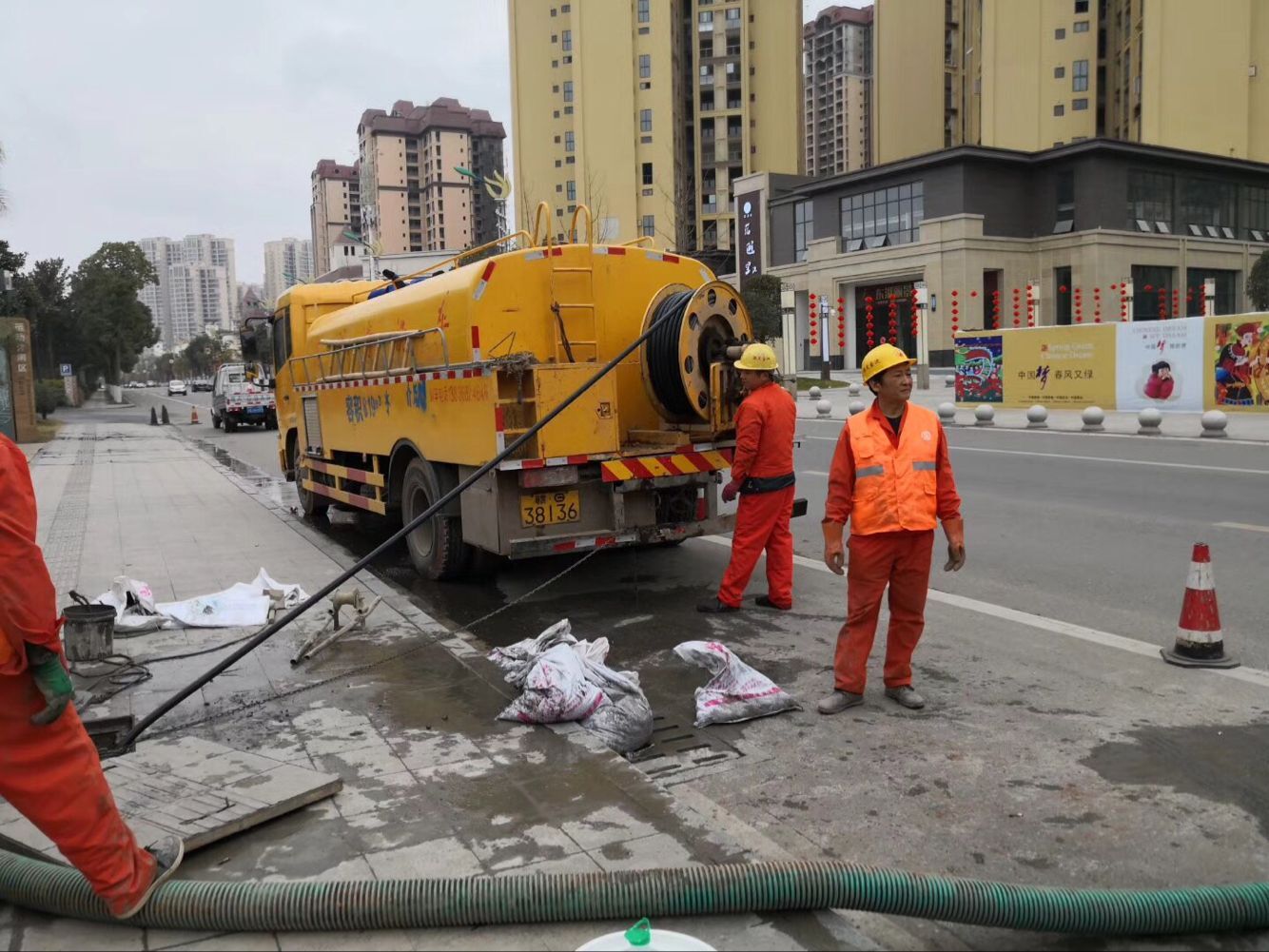 绥德排污管道清淤-管道清洗